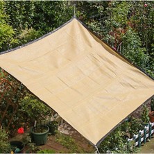 Bahçe Brandası – Yüzde 95LIK – Krem – Şeritli Halkalı - 2 Metre x 40 Metre