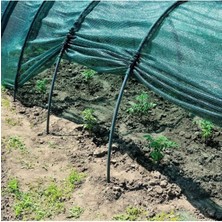 Bahçe Filesi – Yüzde 95LIK – Yeşil – Şeritli Halkalı - 5 Metre x 4 Metre