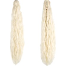 Peruk Market Tokalı Kabarık Dalgalı At Kuyruğu - Platin