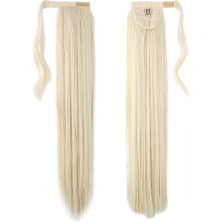 Peruk Market Bağlamalı Düz At Kuyruğu - Platin