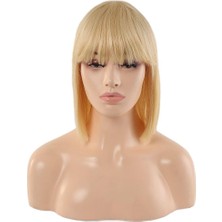 Peruk Market Platin Gerçek Perçemli Peruk