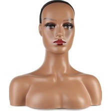 Peruk Market Omuzlu Peruk Kafa Mankeni - Esmer Tenli