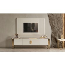 Cadde Yıldız Misis Tv Ünitesi - Ekru