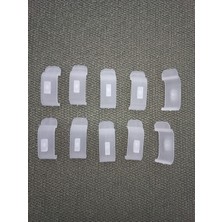 STANDART zebra ve stor perde geniş kasaya 4,5 cm  uyumlu plastik korniş aparatı 20 adet