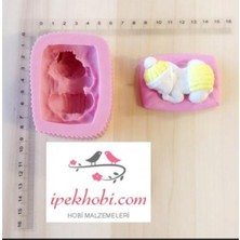 Ipek Hobi Küçük Yastıkta Yatan Bebek Kokulu Taş Kalıbı