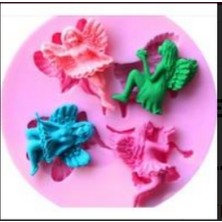 Ipek Hobi Dörtlü Melek Silikon Kokulu Taş Kalıbı