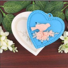 Ipek Hobi Dalda Kuş Silikon Kokulu Taş Kalıbı