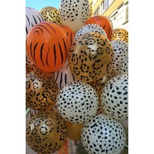 Trend Hediye Sepeti Safari Temalı Karışık Balon 5 Ad.