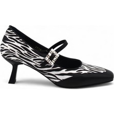 Gizzelli Shoes Çift Renkli Ince Topuklu Ayakkabı