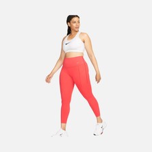 Nike Dri-Fit Universa Medium-Support High-Waisted 7/8 Training Kadın Yüksek Bel Kırmızı Spor Tayt DQ5897