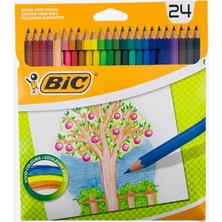 Bic 24 Renk Kuru Boya