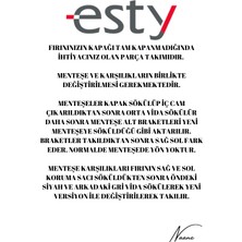 Esty AEF6601 - AEF6602 - AEF6603 - AEF6604 - AEF6605 Menteşe ve Karşılık Takımı