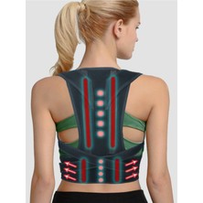 Kamburlug Önleyici Balenli Manyetik Ayarlanabilir Sırt Dik Duruş Korsesi