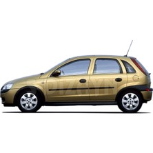 S-Dizayn Opel Corsa C Krom Cam Çıtası 4 Prç 2000-2006