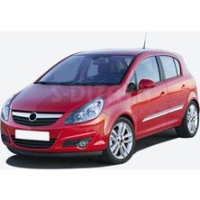 S-Dizayn Opel Corsa D Krom Yan Kapı Çıtası 4 Prç 2007-2014