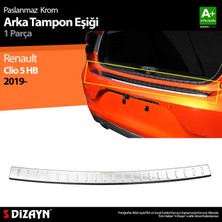 Renault Clio 5 Krom Arka Tampon Eşiği 2019 Üzeri