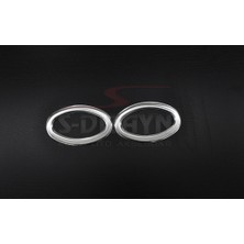 S-Dizayn Citroen C3 Krom Sinyal Çerçevesi 2 Prç 2002-2009