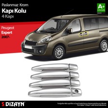 S-Dizayn Peugeot Expert Krom Kapı Kolu 4 Kapı 2007-2016