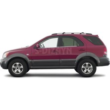 S-Dizayn Kia Sorento Krom Cam Çıtası 4 Prç 2002-2009