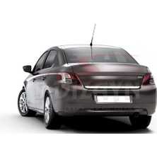 S-Dizayn Peugeot 301 Krom Bagaj Alt Çıtası 2012-2017
