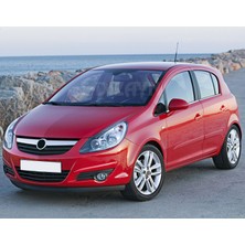 S-Dizayn Opel Corsa D Krom Cam Çıtası 6 Prç 2007-2014
