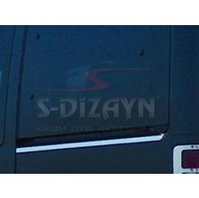 S-Dizayn Ford Connect Krom Sürgülü Kapı Çıtası 2 Prç 2002-2014