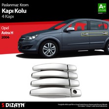 Opel Astra H Krom Kapı Kolu 4 Kapı 2004-2013