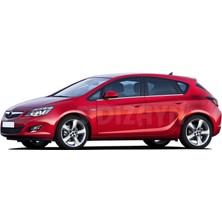 Opel Astra J Hb Krom Cam Çıtası 4 Prç 2010-2015