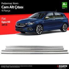 Fiat Egea Hb Krom Cam Çıtası 4 Prç. 2015-2020