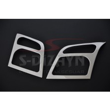 S-Dizayn Ford Connect Krom Far Çerçevesi 2 Prç 2002-2009