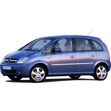 S-Dizayn Opel Meriva A Krom Yan Kapı Çıtası 4 Prç 2002-2010