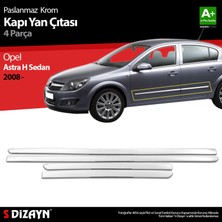 Opel Astra H Sd Krom Kapı Yan Çıtası 2008-2013