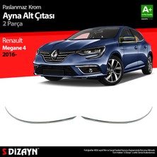 Renault Megane 4 Krom Ayna Alt Çıtası 2 Prç. 2016-2020