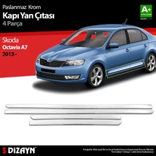 Skoda Octavia A7 Krom Kapı Yan Çıtası 2013-2020