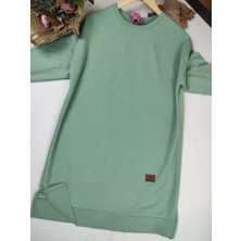 Almina Iki Iplik Pamuk Penye Tesettür Tunik Sweatshirt