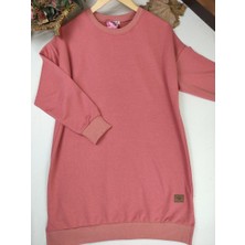 Almina Iki Iplik Pamuk Penye Tesettür Tunik Sweatshirt