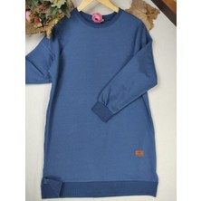 Almina Iki Iplik Pamuk Penye Tesettür Tunik Sweatshirt