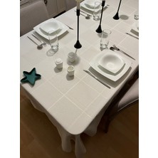 Zeren Home Dertsiz Masa Örtüsü Krem