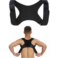 Unisex Siyah Yeni Nesil Dik Duruş Korsesi Kamburlukönleyici Terletmez Korse Çapraz Korse