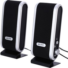 Yeni Estevia Xdn HY-218 1+1 USB Ince Tasarim Si̇yah Hoparlör - Speaker Company