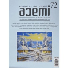 Acemi Edebiyat ve Sanat Dergisi (Ocak Şubat Mart Sayı: 72  2025)