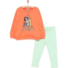 Disney Prenscess Kız Sweatshirt - Tayt Kız Bebek