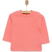 HelloBaby Basic İnterlok Uzun Kol Tshirt Kız Bebek