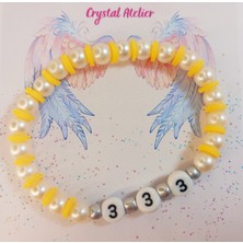 Crystal Atelier 333 Melek Sayılı İnci Bileklik