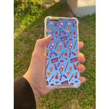 Just Cheap Store Apple iPhone 6s Plus Uyumlu Aynalı Makyaj Desenli Darbe Kamera Korumalı Silikon Telefon Kılıfı