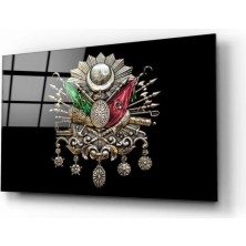 Marsilyan Osmanlı Tuğrası Cam Tablo