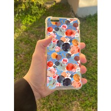 Just Cheap Store Apple iPhone 6s Plus Uyumlu Aynalı Daire Desenli Darbe Kamera Korumalı Silikon Telefon Kılıfı