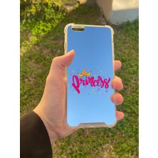 Just Cheap Store Apple iPhone 6s Plus Uyumlu Aynalı Prenses Desenli Darbe Kamera Korumalı Silikon Telefon Kılıfı