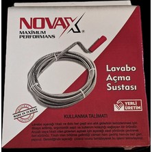 Novax Banyo Mutfak Lavabo Açma Teli Sustalı 8 Metre
