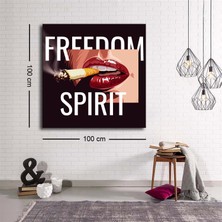 Dekoratif Baskı Illüstrasyon Freedom Spirit Kanvas Tablo